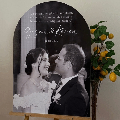 Kişiye Özel Karşılama Panosu 50x70