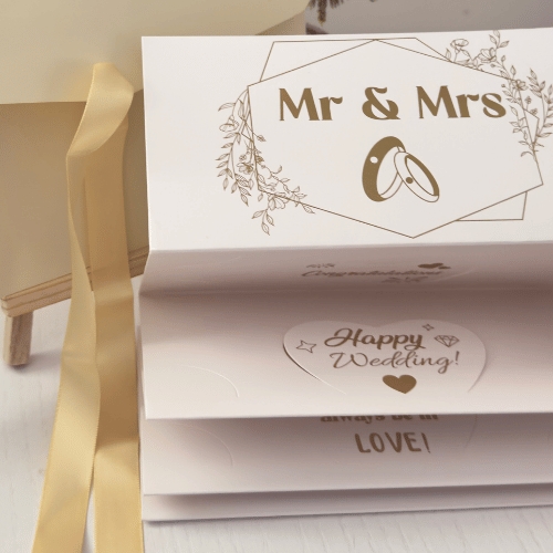 “Mr & Mrs” Katlanır Para Zarfı