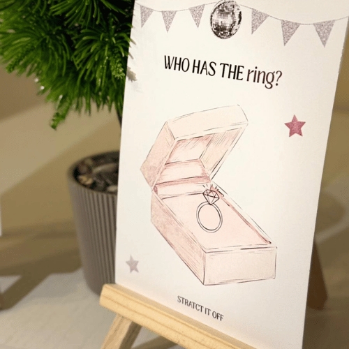 “Who Has the Ring?” 12’lı Kazı-Kazan Parti Oyunu (KDV dahil)