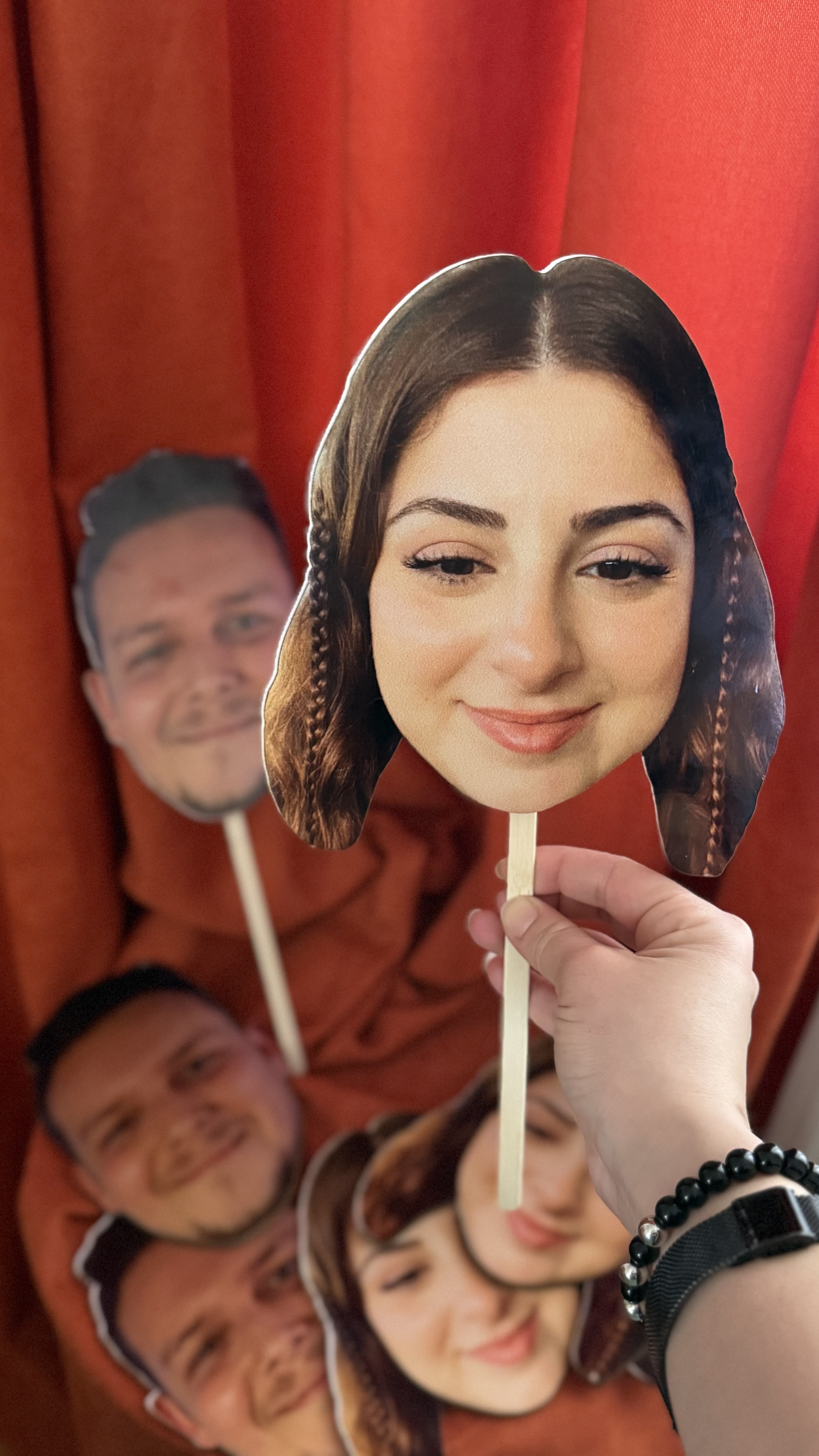Çubuklu Parti Maskesi (20cm)