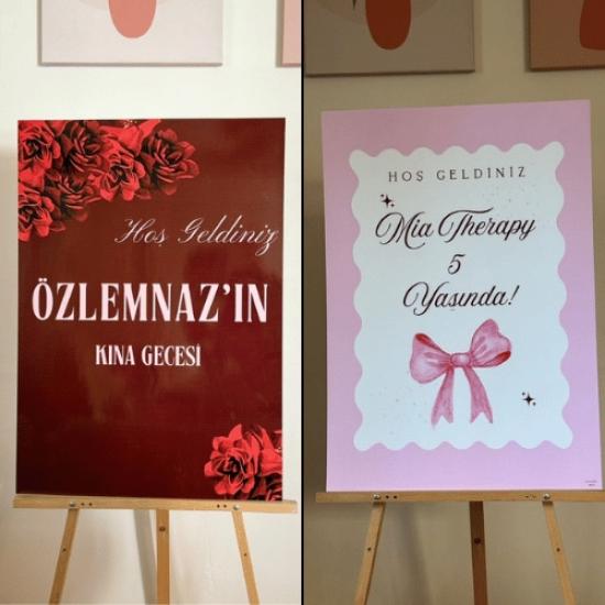 Kişiye Özel Karşılama Panosu