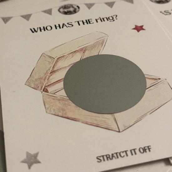 “Who Has the Ring?” 12’lı Kazı-Kazan Parti Oyunu